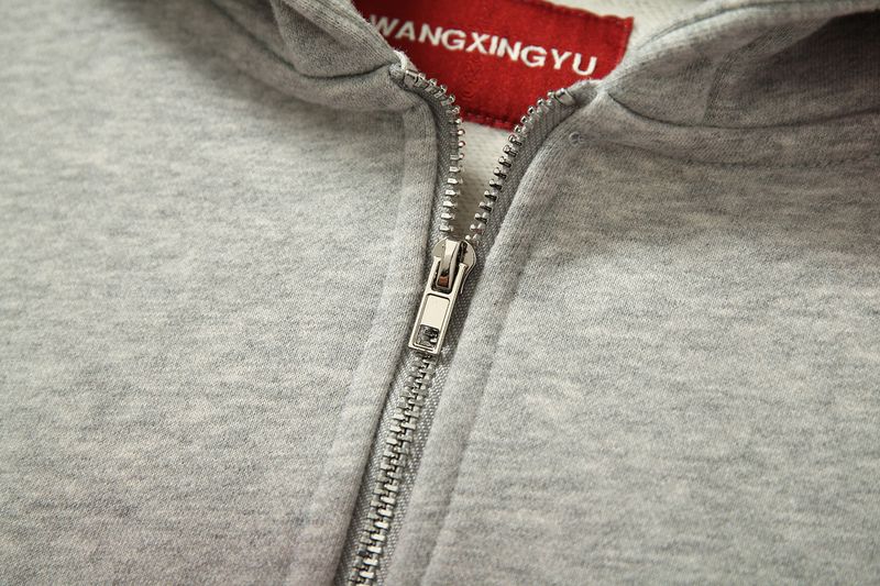 【Keshi】SPRAY RED SHORT CUT ZIP HOODIE