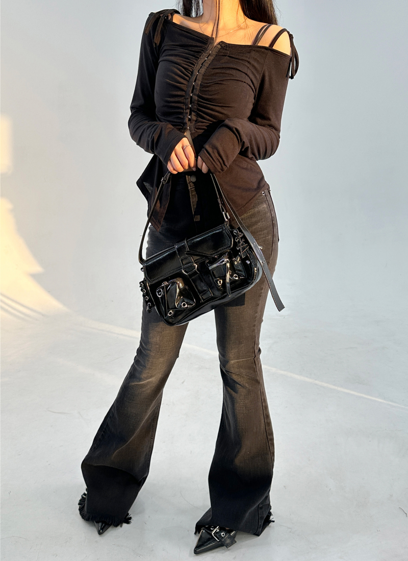 FIT GUARANTEE💙 HIGH MODERN BOOTCUT💙🖤 - 2 COLORS