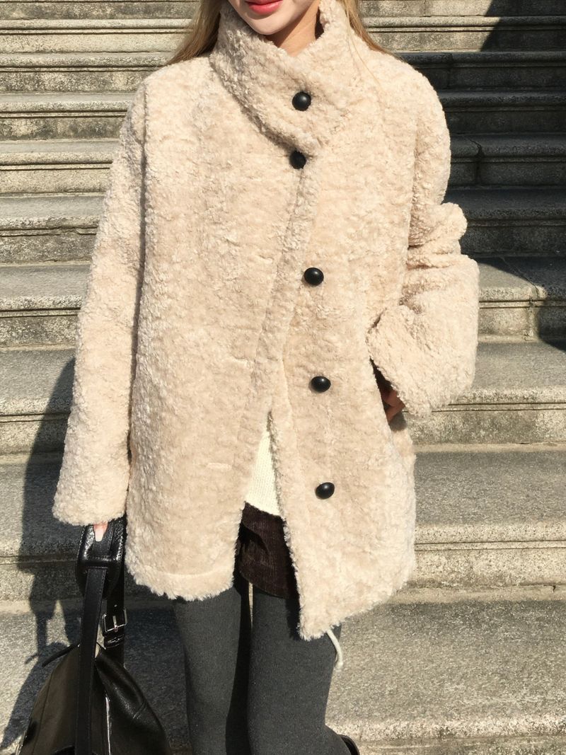 Gumi Suede Fur Coat (4c)