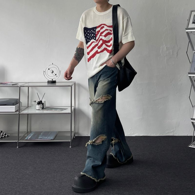 CM - USA Flag Knitwear (4 colors)