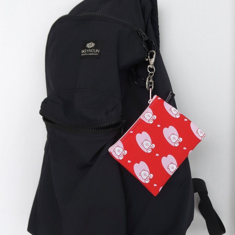Blossom Wish pattern keyring pouch(mini)