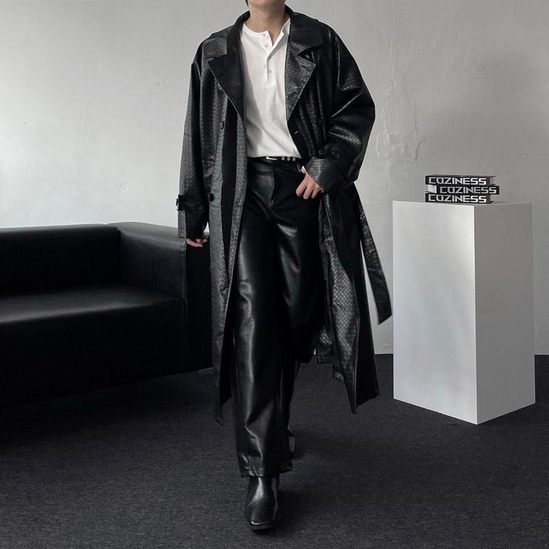 COZINESS（コジネス）の「ENOC Boat Leather Double Coat (1 colors)（Jackets/Outerwear）」
