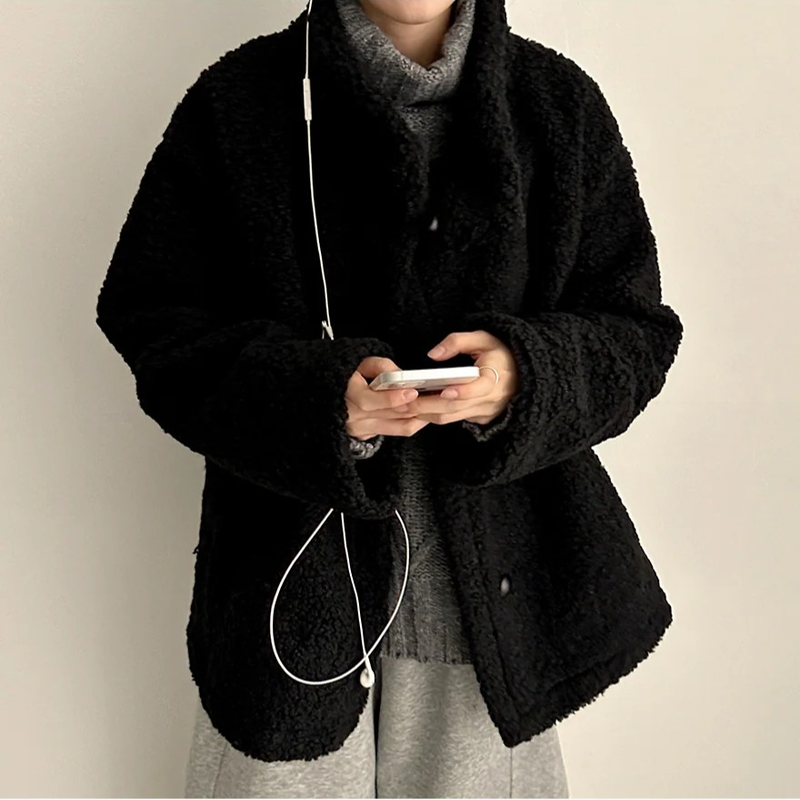 Lottie high neck pogle long coat