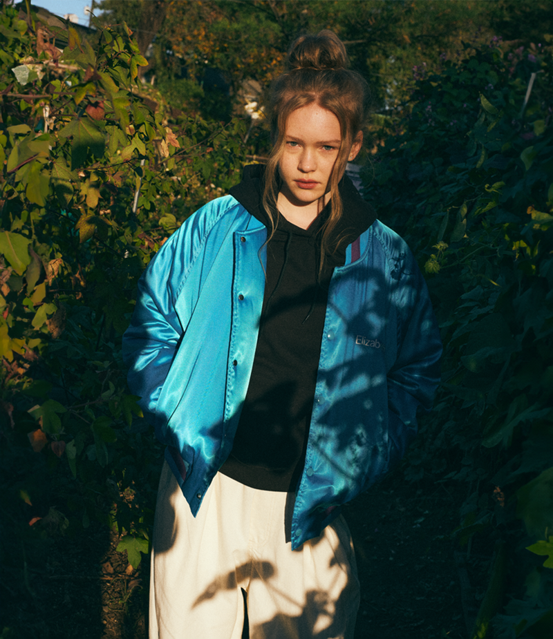 PALETTE VARSITY JACKET(MINT)