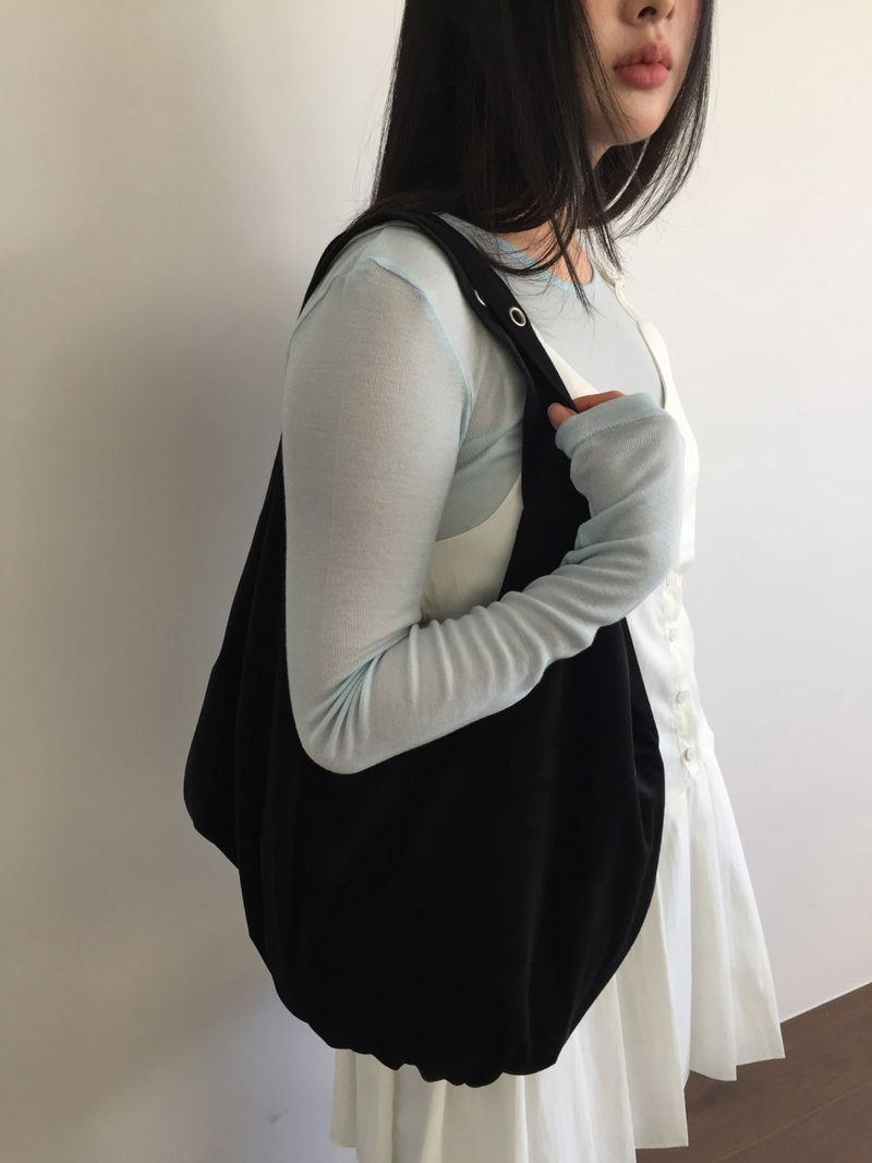 Leti Eyelet Shirring Bag (2color)