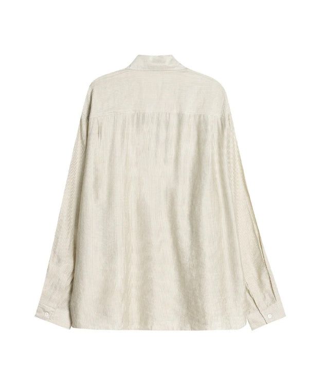 Dipel Airy Stripe Overshirt