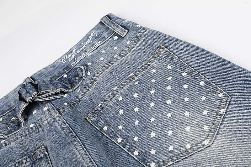 Elise Wide Denim Pants
