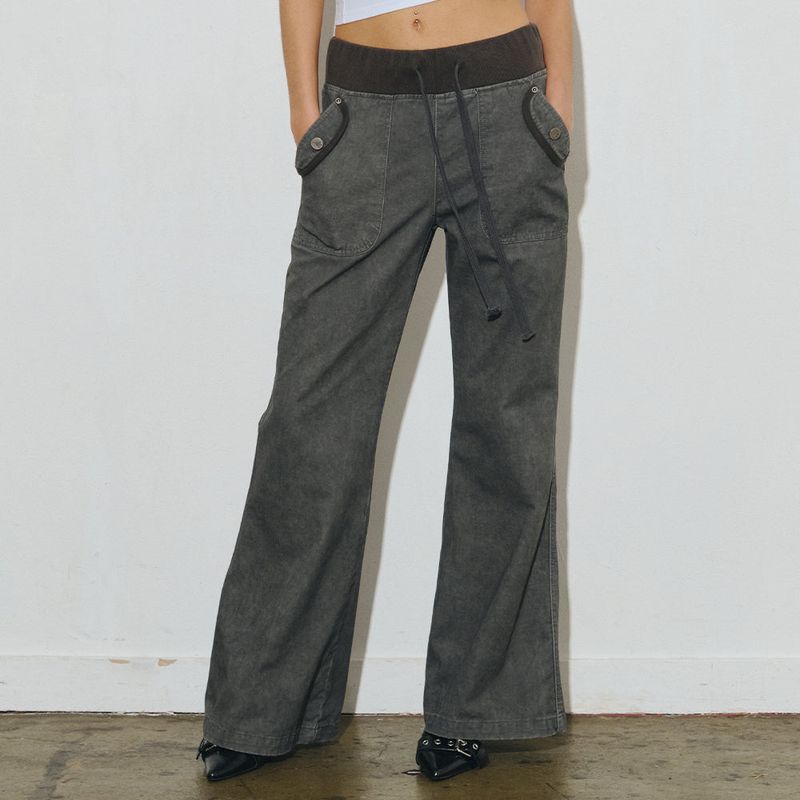 MIDNIGHT MOVE（ミッドナイトムーブ）の「ag cotton pants (dark grey)（Pants）」