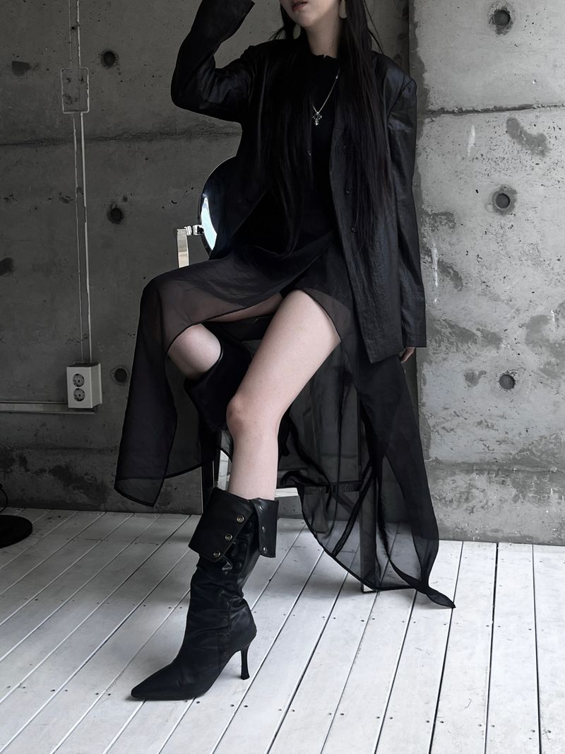 cliche wave anorak jacket (2color)
