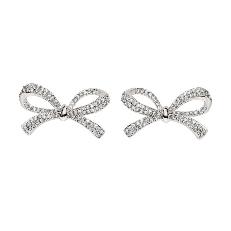 J.Gracelet（ジェイグレイスレット）の「Ribbon Pave Earrings（Accessories）」