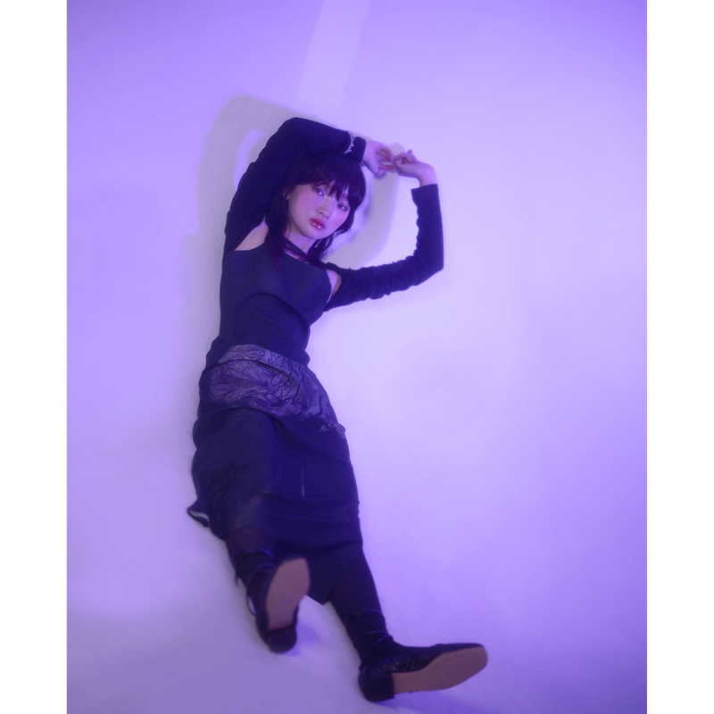 Purple rose Dress