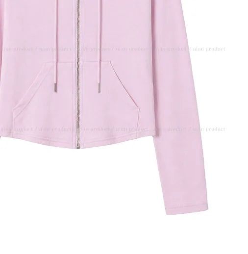 Mayville Basic Slim Hood Zip-Up