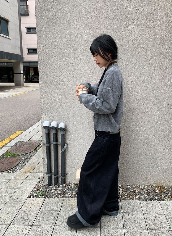ウェナ ストレート フィット カーブド デニム パンツ