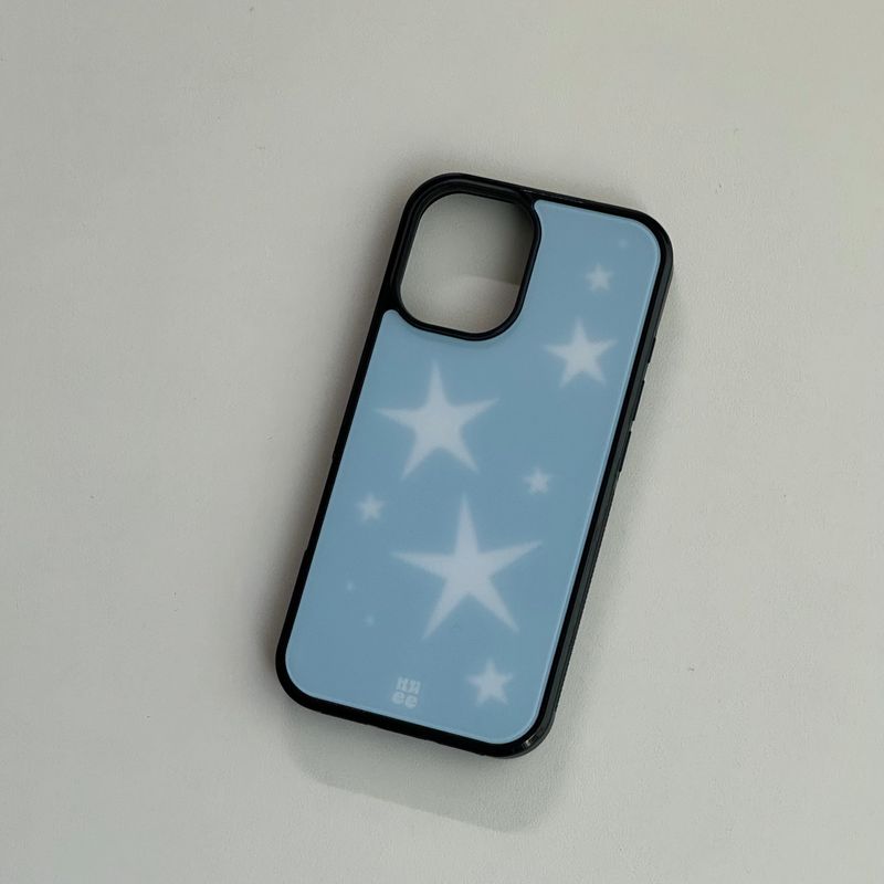 stars case (sky blue) 