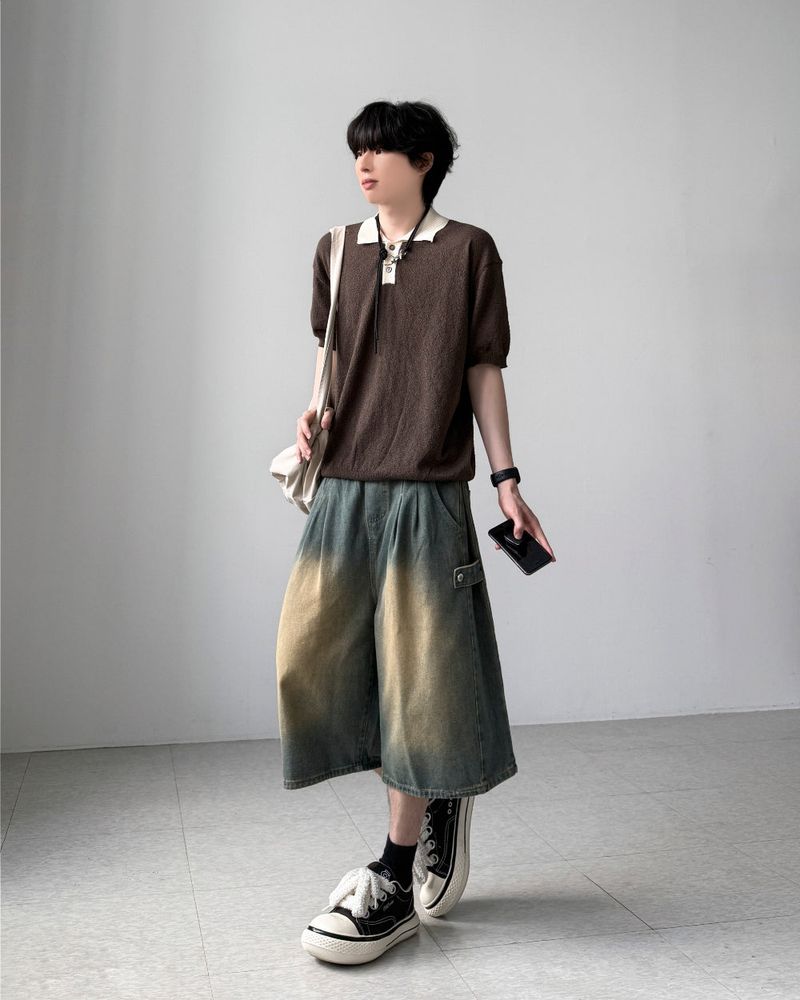 Saint Boucle Collar Knit