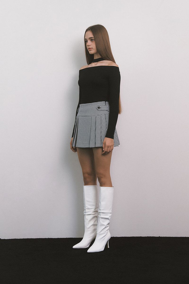 Off Shoulder Top Black