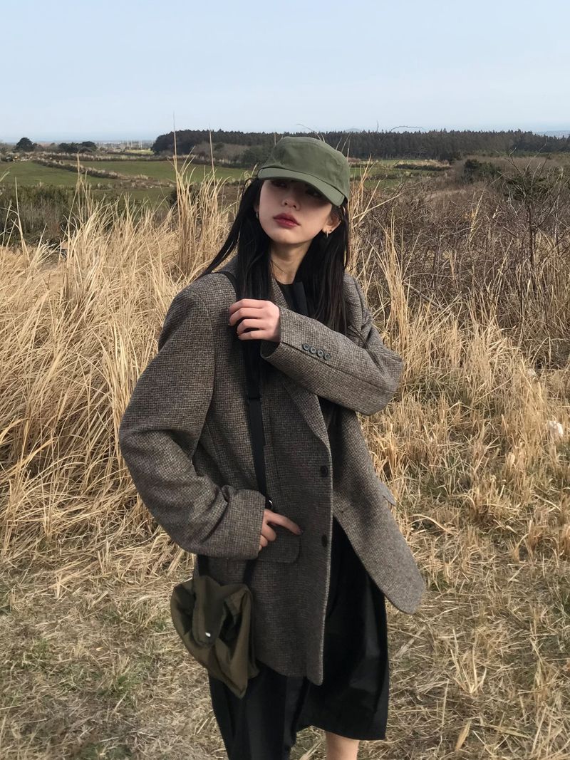 Tom check jacket