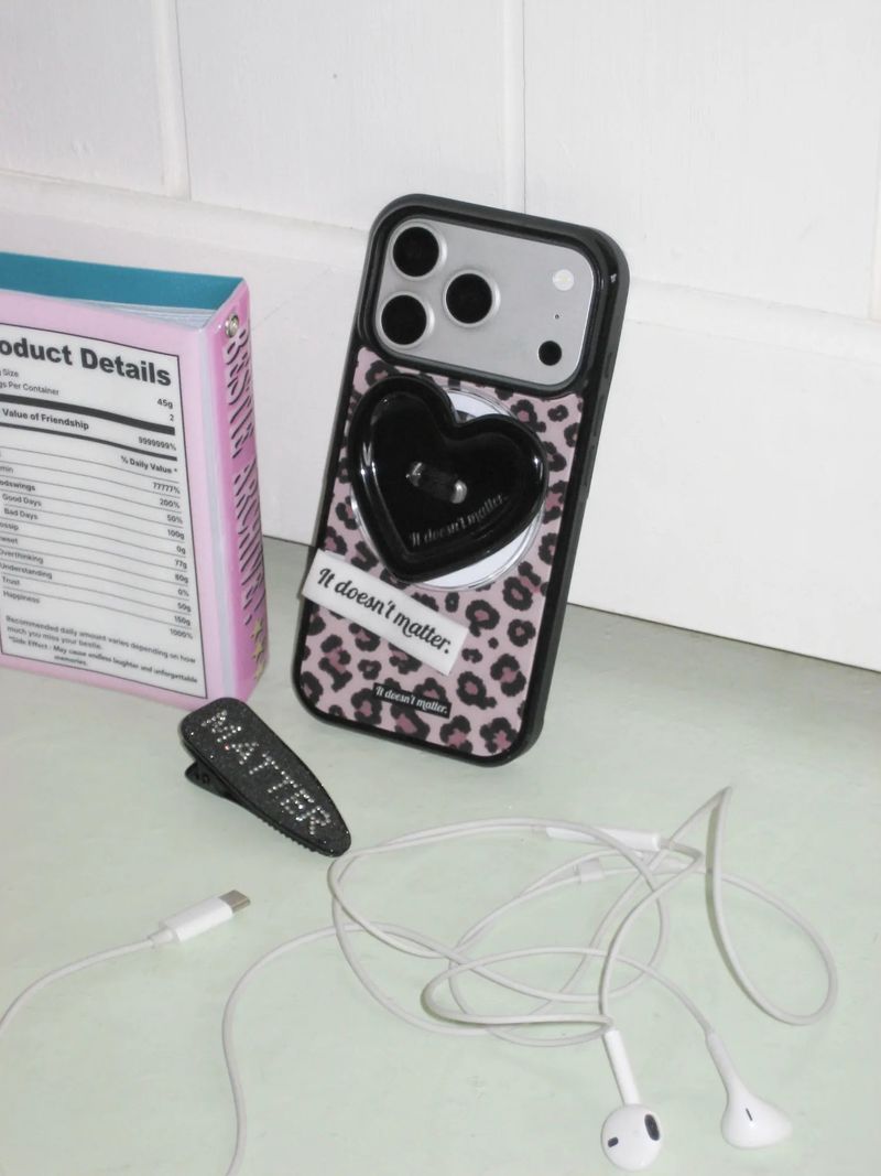 Wild Leo phone case (Dusty Pink)