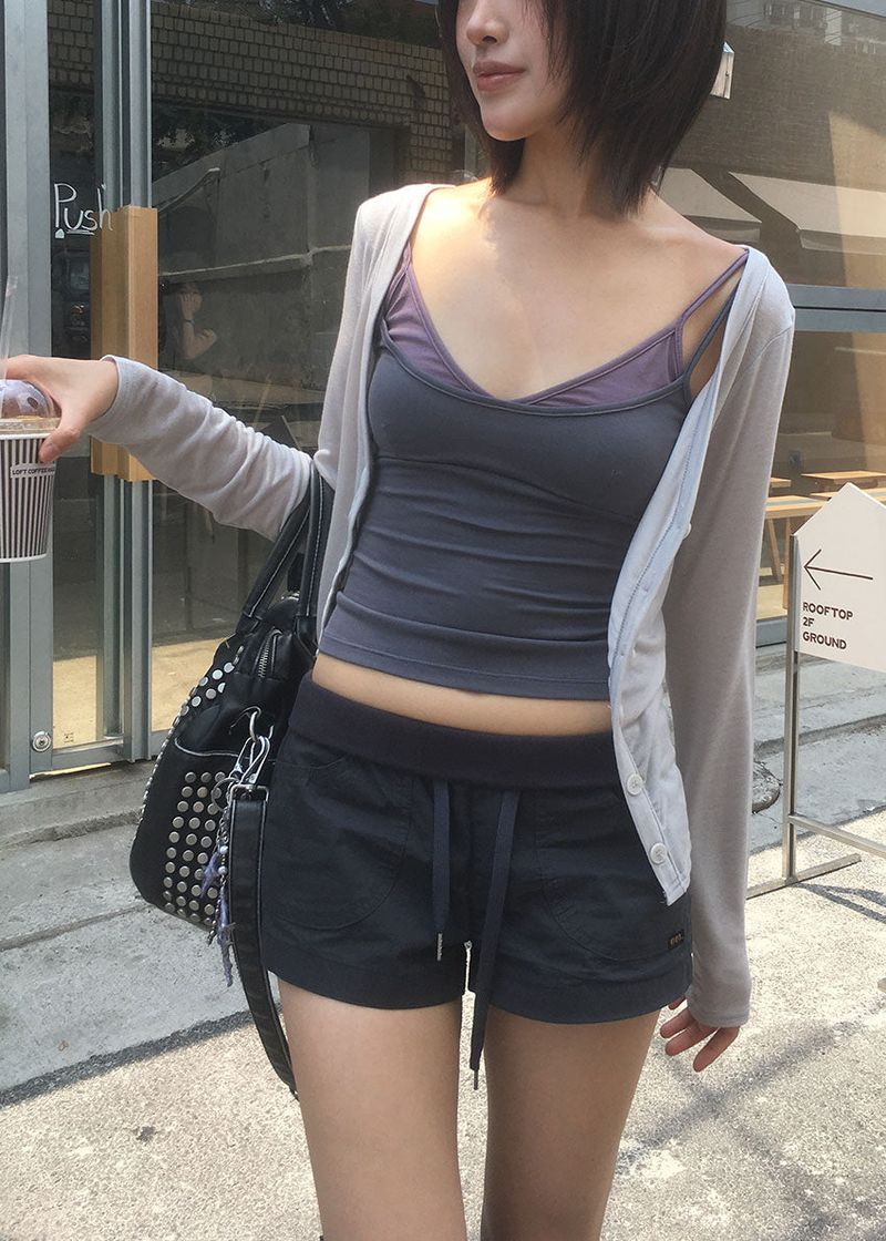 LAYER CROP SLEEVELESS (3color)