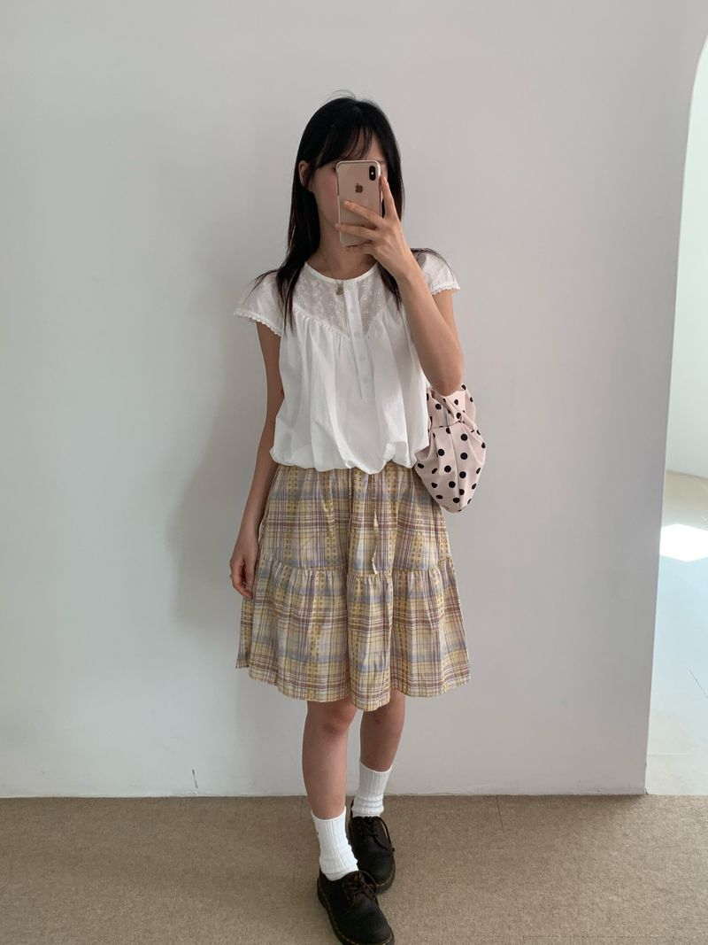 polka dot shoulder bag (2color)