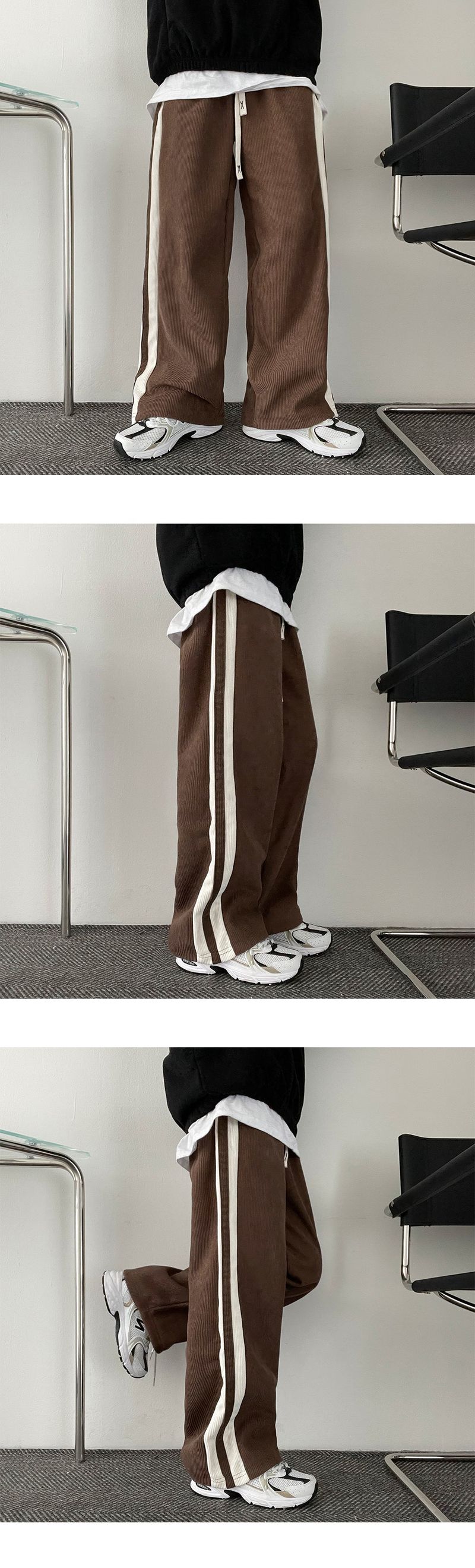 [Fleece] DeHolline Corduroy Training Pants