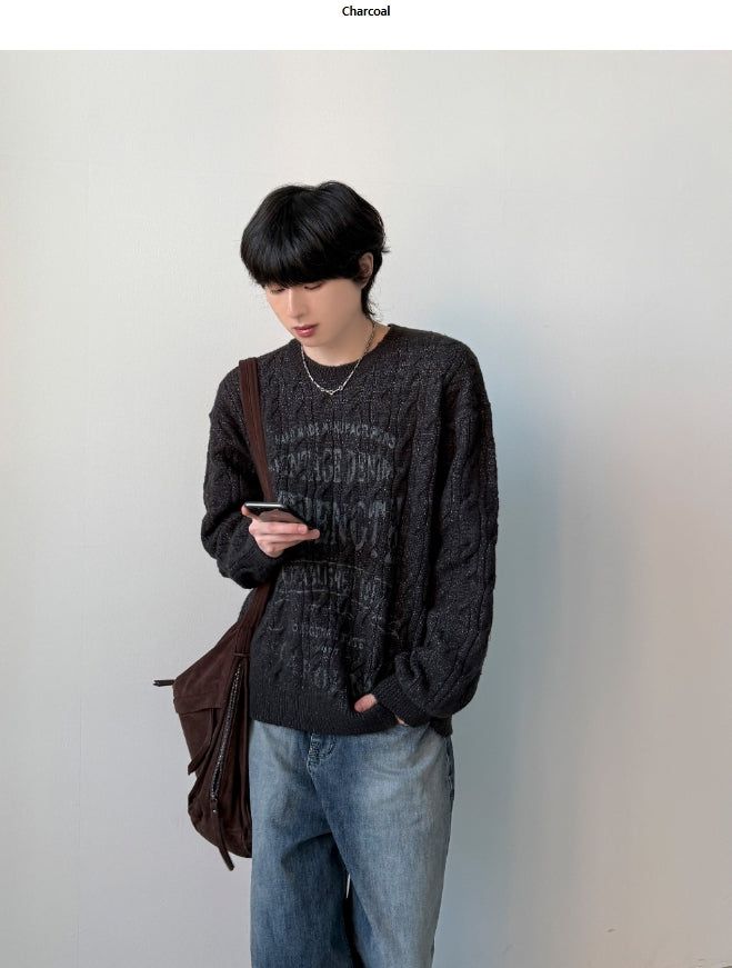 YOURNUS（ユアナス）の「Auden Vintage Cable Knit（Tops）」