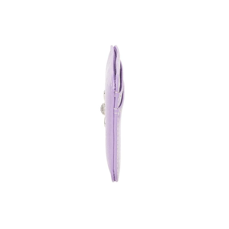Daisy Slim Mini Transportation Card Wallet Lavender