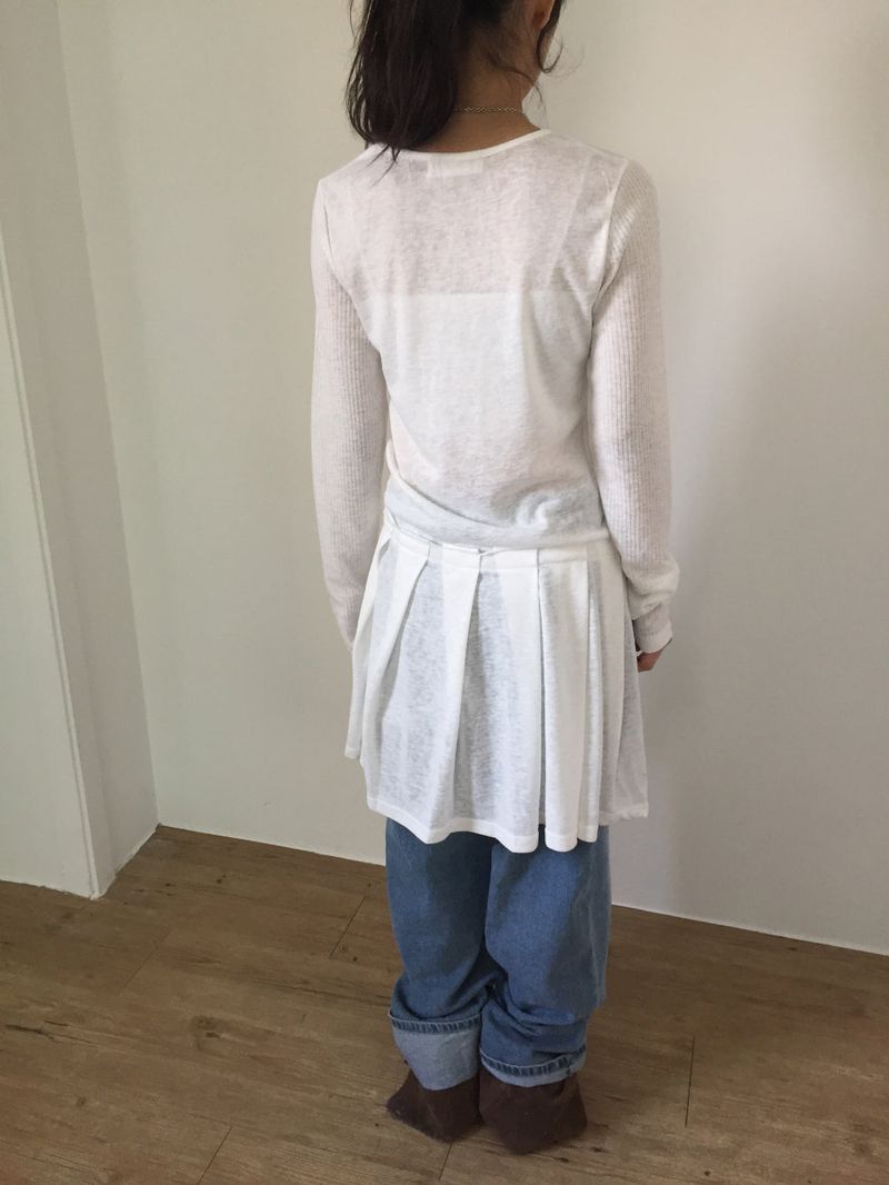 Low Knit Pleated One-Piece (3color) 