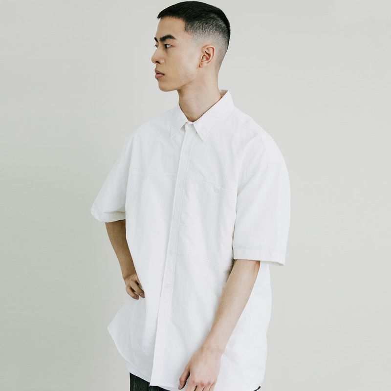 NYLON LAUNDRY SHIRT WHITE