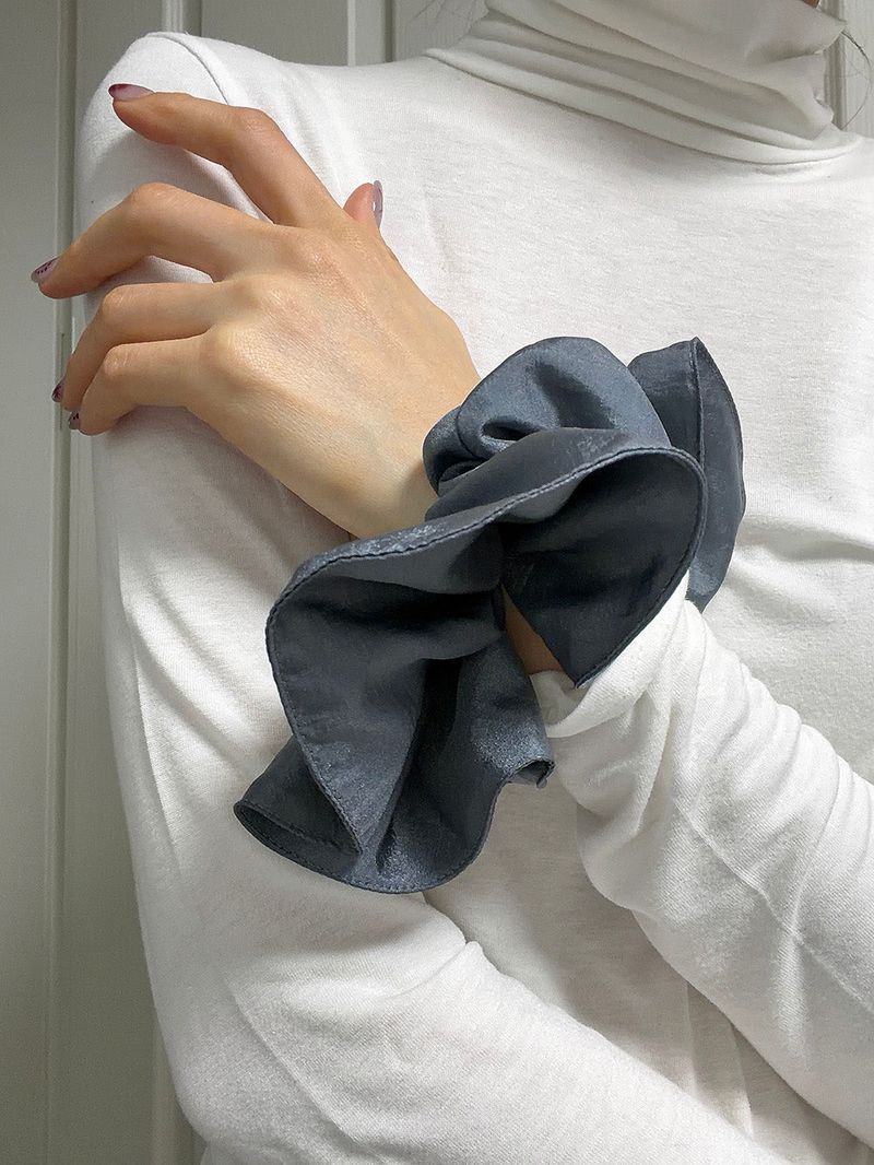 Wide flare scrunchie (2color)