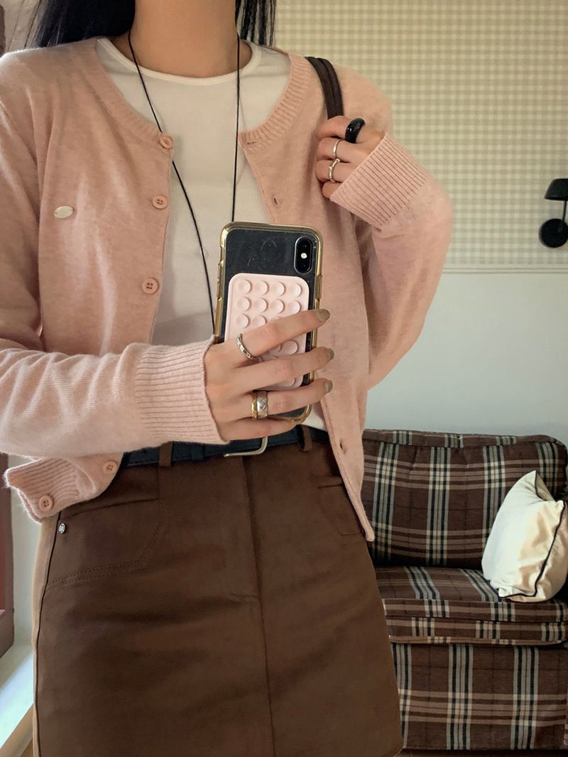[MADE] MIETTE CASHMERE ROUND CARDIGAN