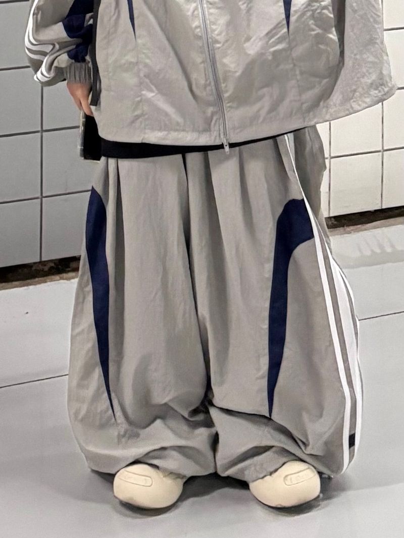 sweep mesh nylon pants