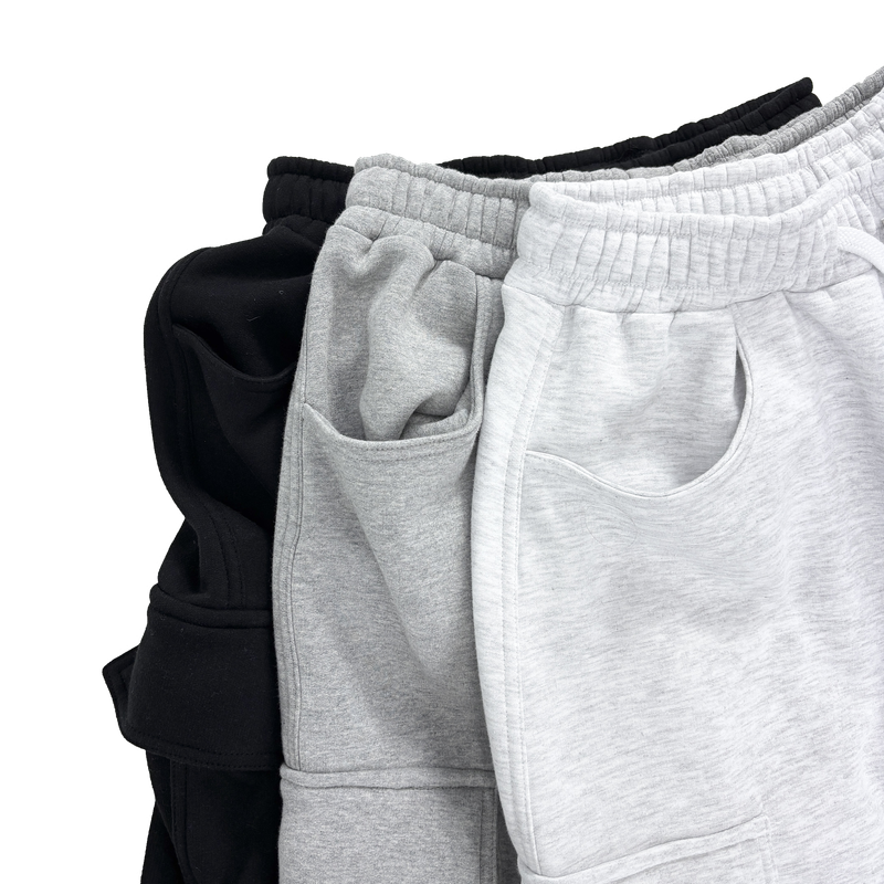 rugged fleece big balloon pants