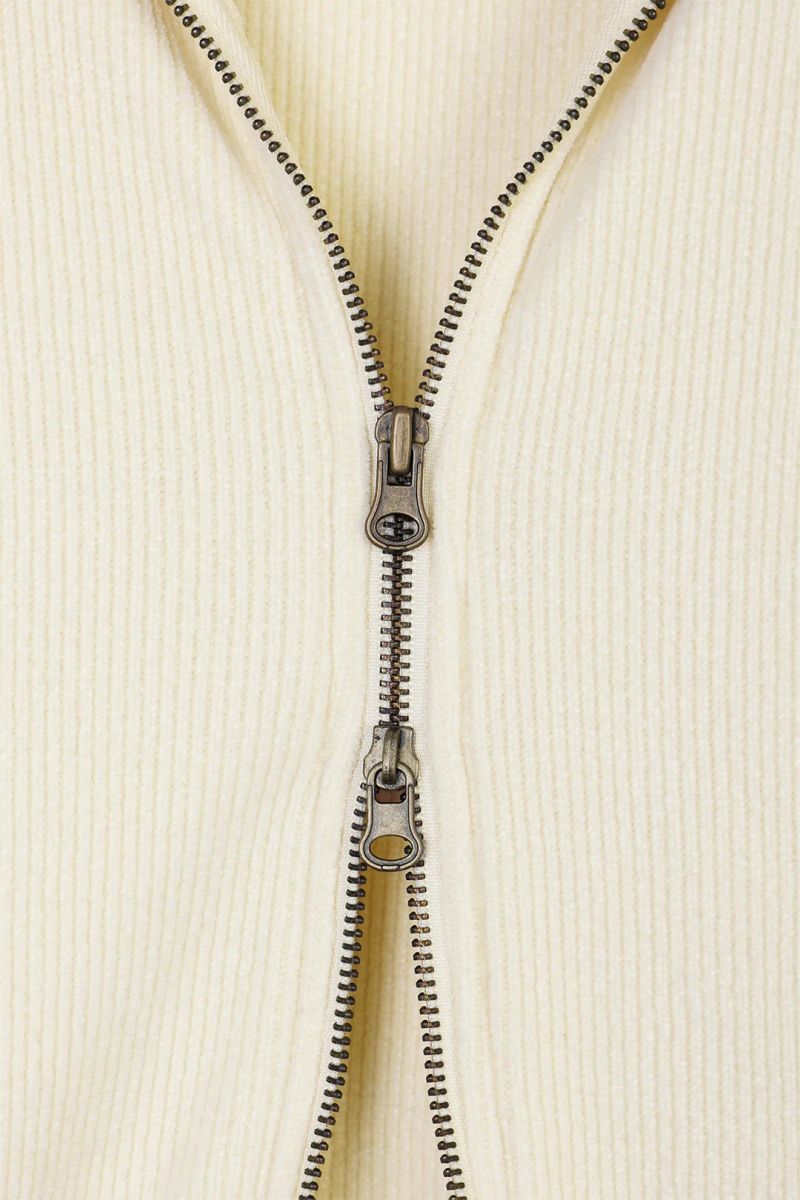 Soft Jersey Two-Way Zip-Up