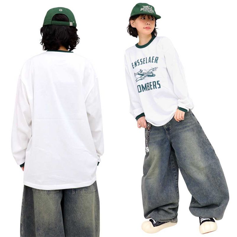 Bomber Vintage Ringer Long Sleeve Tee