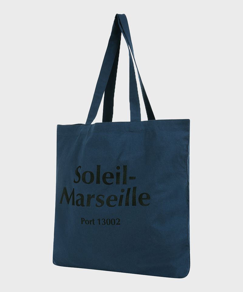 amour soleil eco bag deep ocean blue