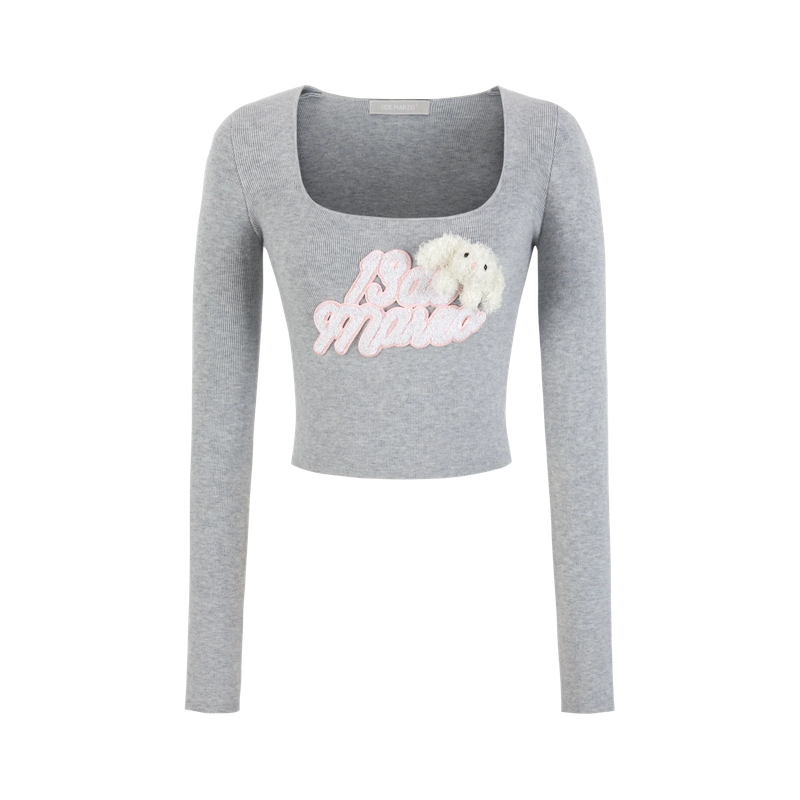 13DE MARZO(トレセ・デ・マルゾ)の「13DE MARZO Sequin Logo Tight Top(Tops)」