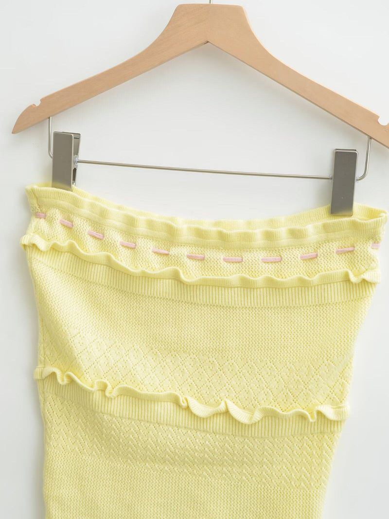 Nover Ribbon Knit Top