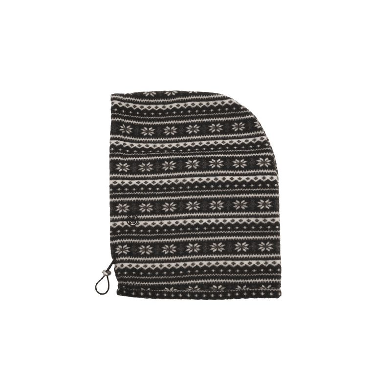 PolarFleece Balaclava (Snow flower_black)