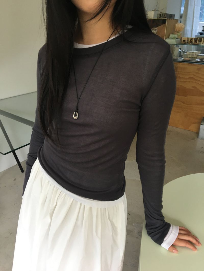 DUGGY（ダギー）の「Dewey Drop Silver Necklace (1color)（Accessories）」