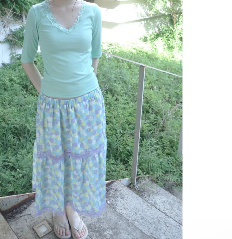 lilac skirt