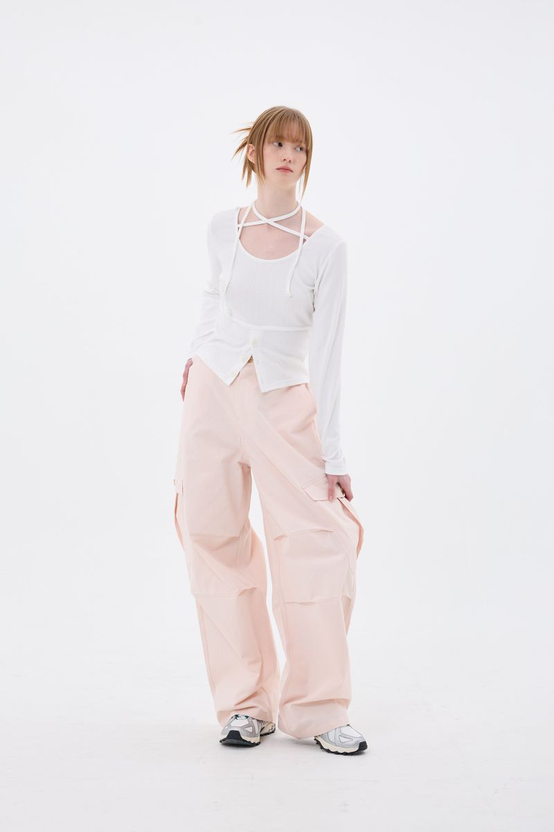 LUNA WIDE PANTS / PINK