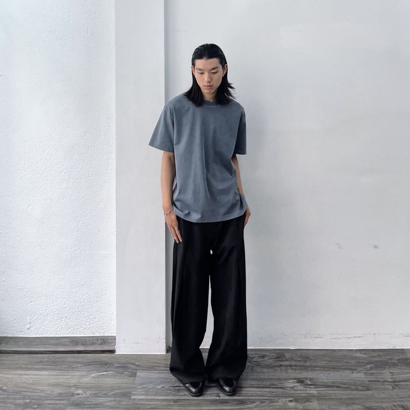 Mist Grey Washed Tee