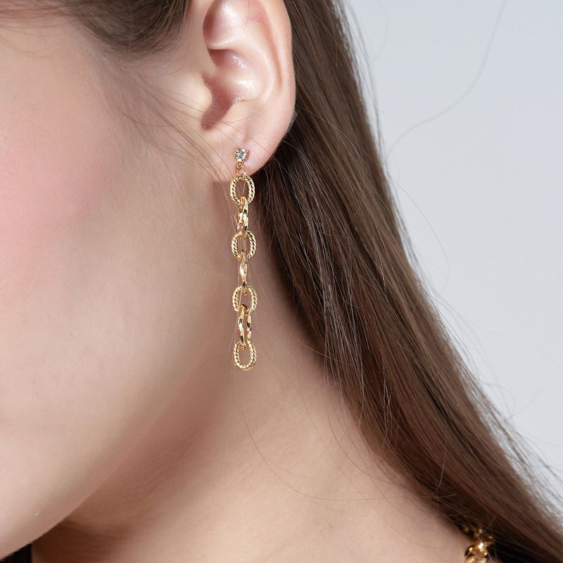 HAWHA(ハワ)の「TWIST GOLD CHAIN EARRING(Accessories)」