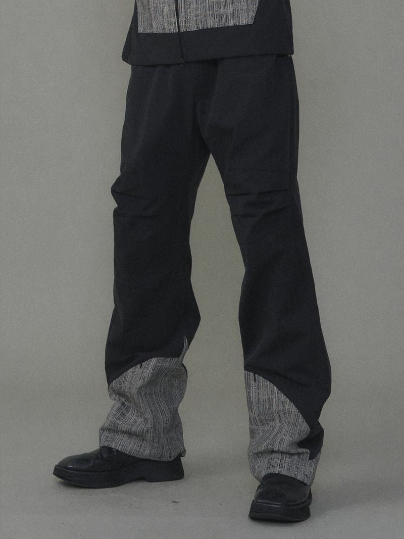 ESSENTIAL 01 PINTUCK PANTS BLACK