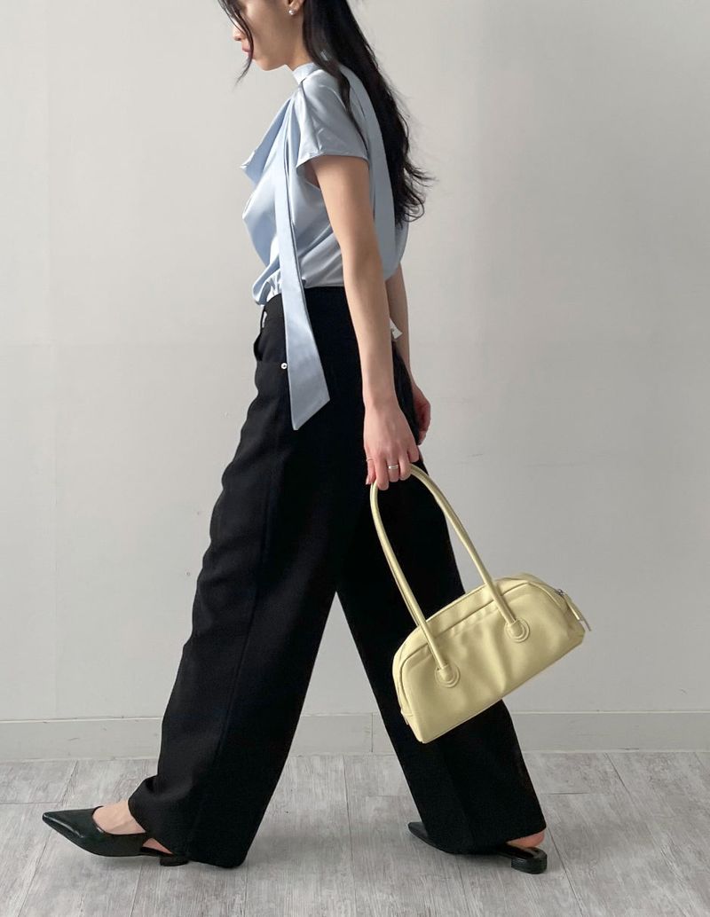 291 Cotton High-Waisted Wide Pants