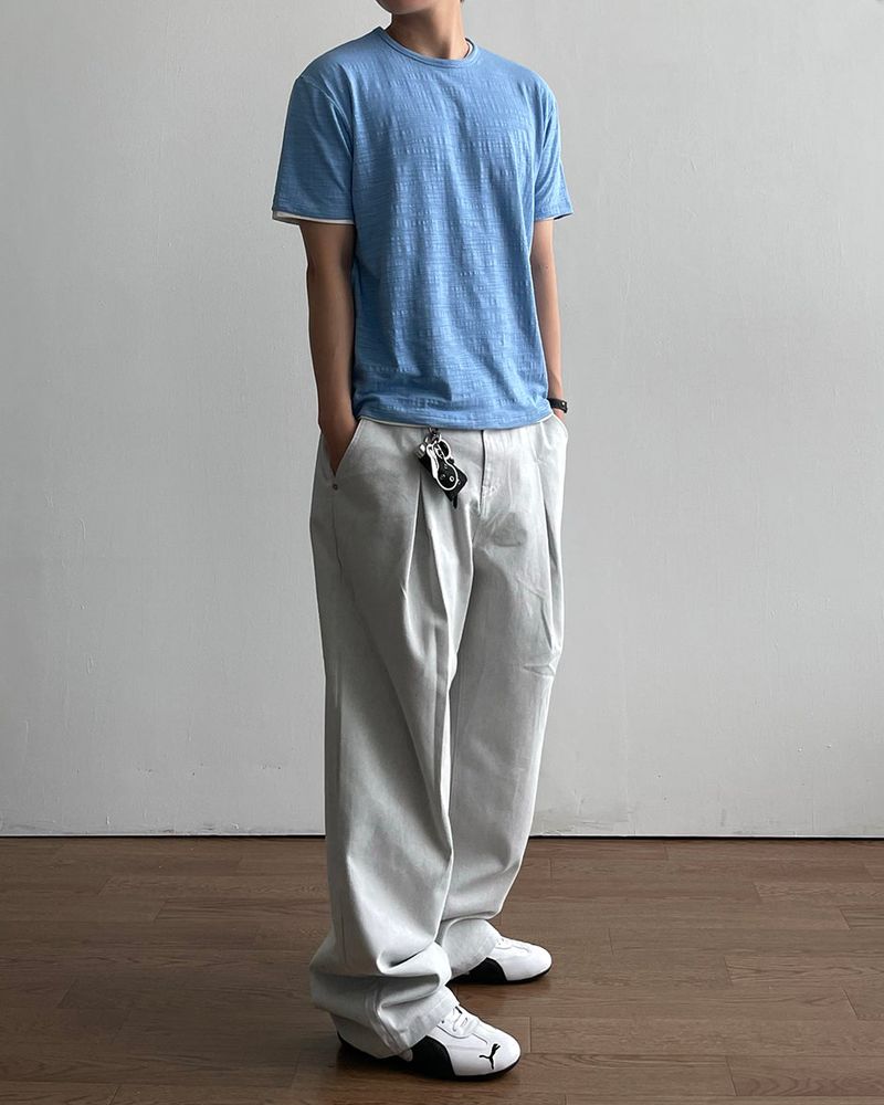 Barel Two Tuck Denim Pants