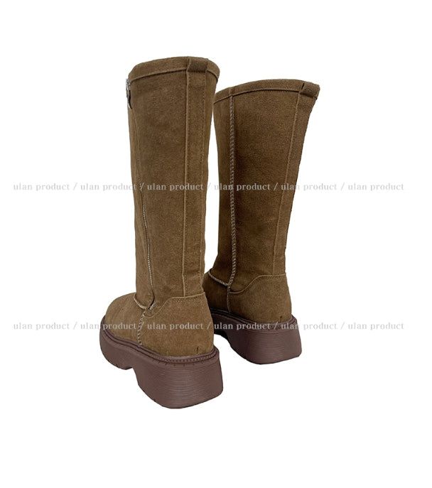 Maxi zip up long ugg boots