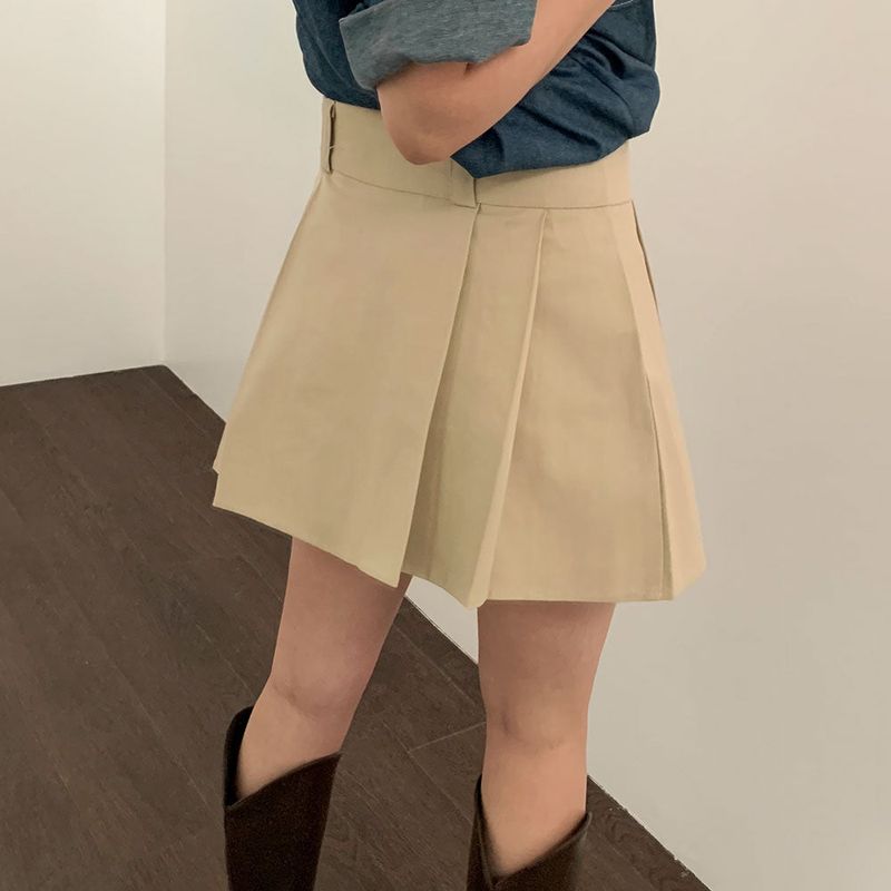 Pleated Mini Skort