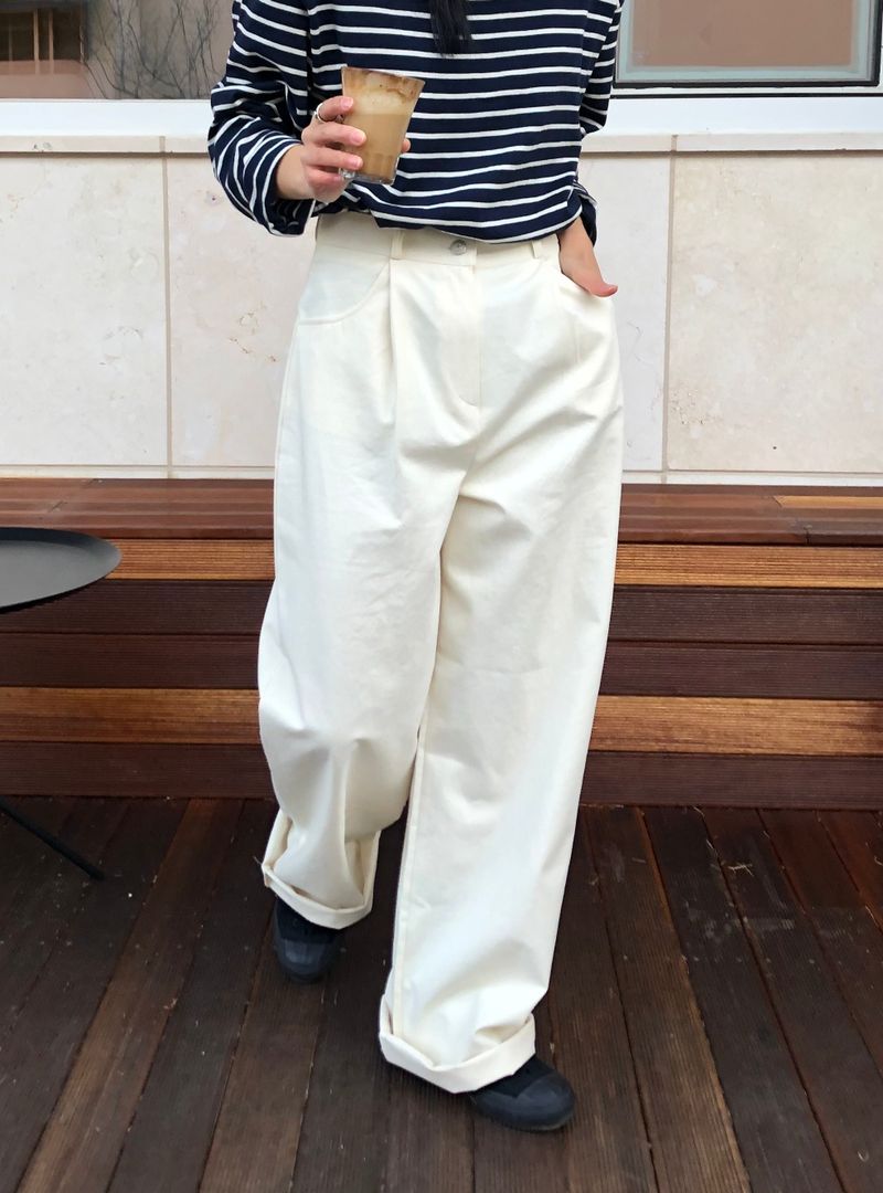 Arco iris（アルコイリス）の「Feminine cotton wide pintuck pants （Pants）」